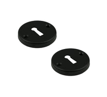 Ami Sleutelgat rozet rond zwart per stuk