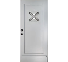 Weekamp voordeur  WK1391-5 jaren 30 ornamenten en boderaam