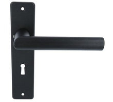 Ami Kortschild SL56 Met Deurkruk L-model type 374 Aluminium Zwart