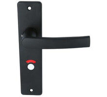 Ami Kortschild WC63/8 Met Deurkruk Blok Aluminium Zwart