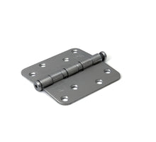 Kogellagerscharnier ronde hoeken 89x89 mm RVS geborsteld