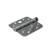 Kogellagerscharnier ronde hoeken SKG***® 89x89 mm RVS geborsteld