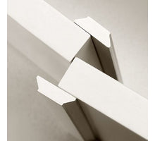 Aanslaglat set  facet voor stompe deuren 2 stuks