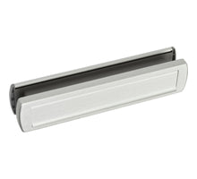 Weekamp Voordeur briefplaat Clean Aluminium met schacht.