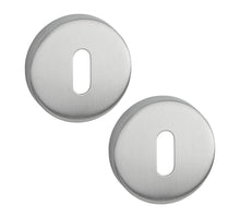 Weekamp set sleutelrozetten RVS Rond 53 mm