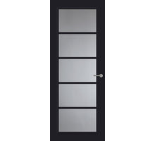 Svedex Binnendeur met glas FR516 | Front | Diep zwart