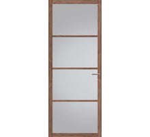 Svedex Binnendeur met glas NDB900 | Nova design | Donker eiken