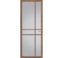 Svedex Binnendeur met glas NDB905 | Nova design | Donker eiken