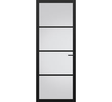 Svedex Binnendeur met glas NDB900 | Nova design | Diep zwart