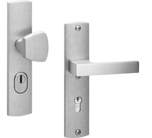 Weekamp Voordeur krukset met ktb Press/Cube Aluminium pc 72