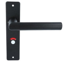 Ami Kortschild WC63/8 Met Deurkruk L-model type 374 Aluminium Zwart