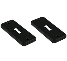 Ami Sleutelplaat Rechthoekig Aluminium Zwart set