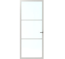 Cando Binnendeur Elegant Original ELG1-BC02 - Blank glas - RAL9010 Afgelakt