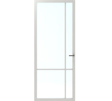 Cando Binnendeur Elegant Original ELG1-BC04 - Blank Glas - RAL9010 Afgelakt