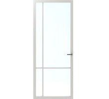 Cando Binnendeur Met Glas - Elegant Original ELG1-BC06 - Blank Glas - RAL9010 Afgelakt