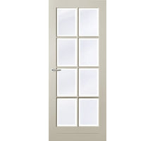 Austria binnendeur Montfoort  met blank facet glas