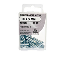 Deltafix plankdrager metaal metaal 10 x 5 mm 24 st