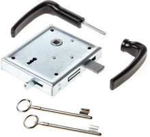 Poortslot 55/65 BB met bontebaardsleutel