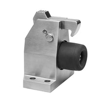 Deurvastzetters met stootrubber, vloermodel type Robusto rvs