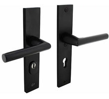 Intersteel veiligheidsbeslag PC55 rechthoekig met kerntrek beveiliging kruk/kruk Jura SKG3 aluminium zwart
