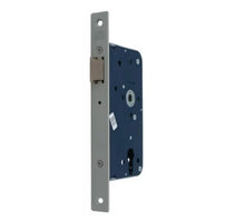 Lips loopslot 2465 rvs voorplaat recht  doornmaat 60 mm