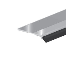 Slijtstrip met flap aluminium 220 cm x 50 mm
