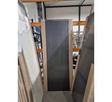 Svedex superlak binnendeur zwart 83 x 201.5 opdek rechts toiletslot