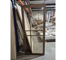 Svedex Binnendeur met glas NDB905 | Nova design | Metallic brons 88 x 211.5 opdek rechts