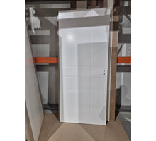 Svedex binnendeur Lijndeur NDB955 | Nova design | Extra Wit 88 X 231.5 Toiletslot en opdek links