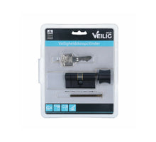 Veilig veiligheidsprofiel knop cilinder S7 Expert SKG*** zwart 30/30