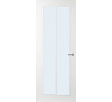 Voorraad Svedex binnendeur CN02 met blank glas 73x211,5 cm stomp