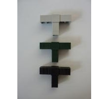 T STUK  GROEN 20 MM PLAT
