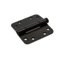 Glijlagerscharnier Zwart 89 x 89 mm met Ronde Hoek