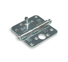 Kogellagerscharnier ronde hoeken 3 mm 89x89 mm SKG***® verzinkt doorgezet