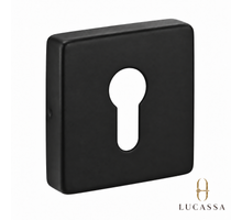 Lucassa cilinderrozet Linea Quadro - Mat Zwart