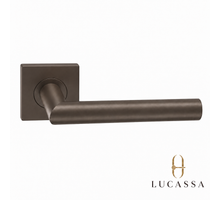 Lucassa deurkruk Linea Quadro - Brons
