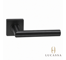 Lucassa deurkruk Linea Quadro - Mat Zwart