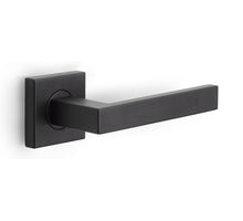 Formani BASICS BSQ2-G deurkruk geveerd op rozet zwart