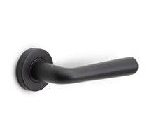 Formani BASICS LB10H holle deurkruk gev. op rozet zwart P