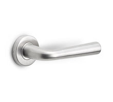 Formani BASICS LB10H holle deurkruk gev. op rozet rvs PR