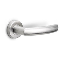 Formani BASICS LB14 massieve deurkruk gev.op rozet rvs PR