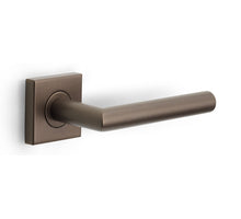 Formani BASICS LB2-19/BSQ deurkruk geveerd op rozet brons