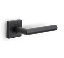 Formani BASICS LB2-19/BSQ deurkruk geveerd op rozet zwart