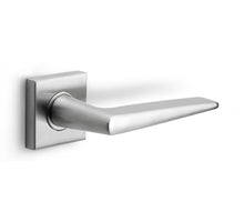 Formani BASICS LB21H/BSQ holle deurkruk geveerd rozet rvs