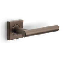 Formani BASICS LB7-19/BSQ deurkruk geveerd op rozet brons