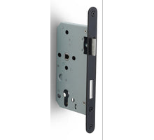 Formani BASICS LBLA60-Y72 deurslot cilinder afgerond zwart