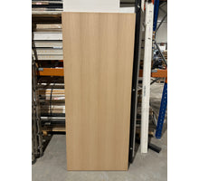 Eicq vlakke eiken binnendeur Verticaal 1ste Keus  88 x 211.5 stomp met slotgat