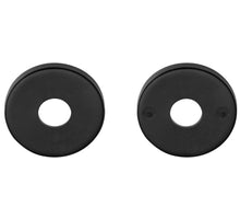 Formani LBR50EN set ronde rozetten 50X6,5mm mat zwart