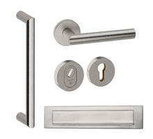 Voordeurset rond met Nairobi 800 & briefplaat Inox