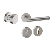 Voordeurset rond met Piano Inox